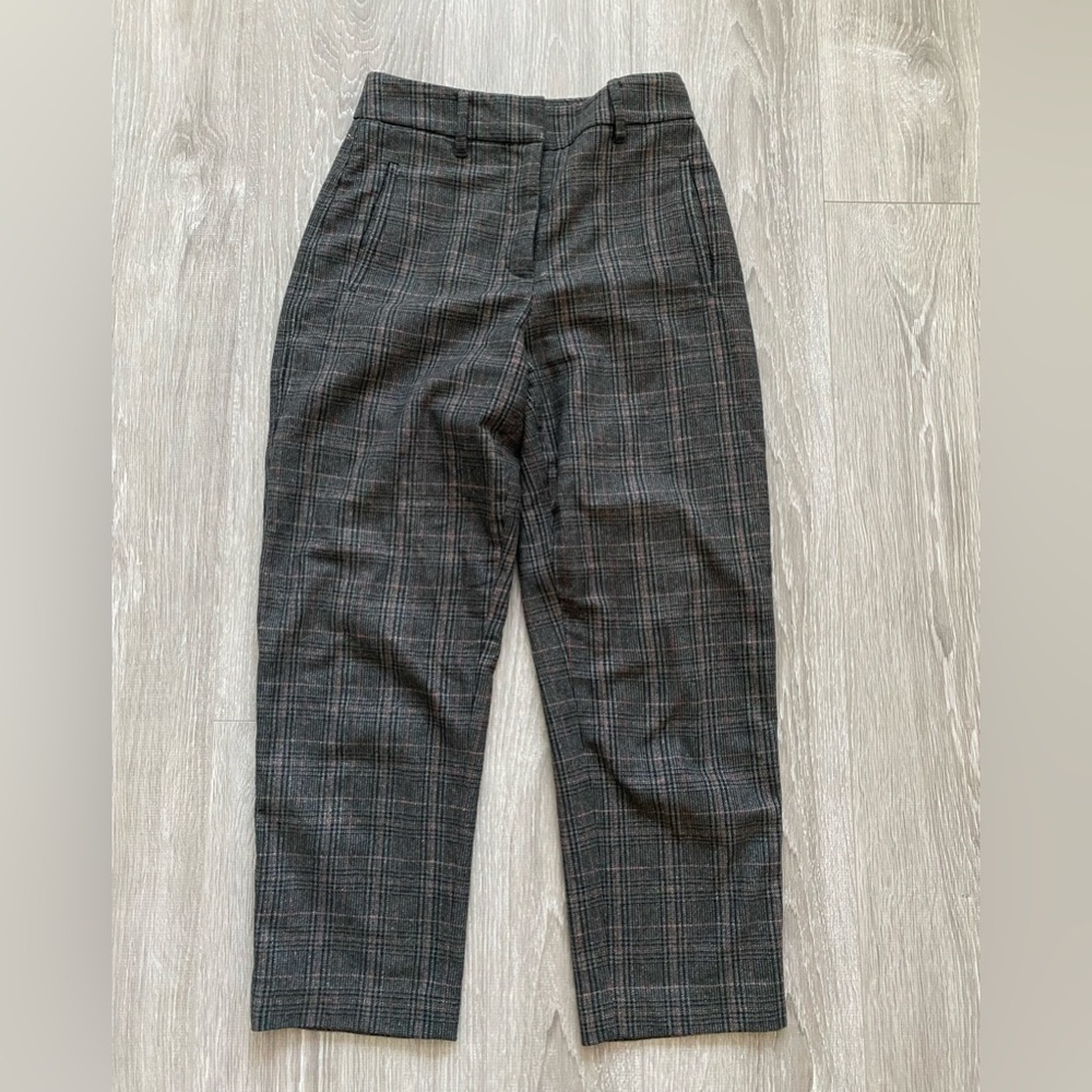 Wilfred plaid cropped dress pants